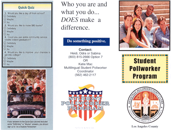 Student Pollworker Program